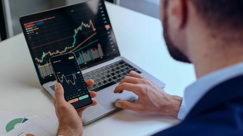 Panel de control de trading de Ganancia Bitrevox